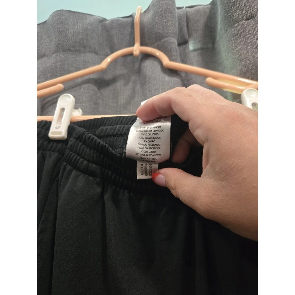 Adidas Youth Black White 3-Stripe Track Pants Joggers Size XL 18/20 Athletic